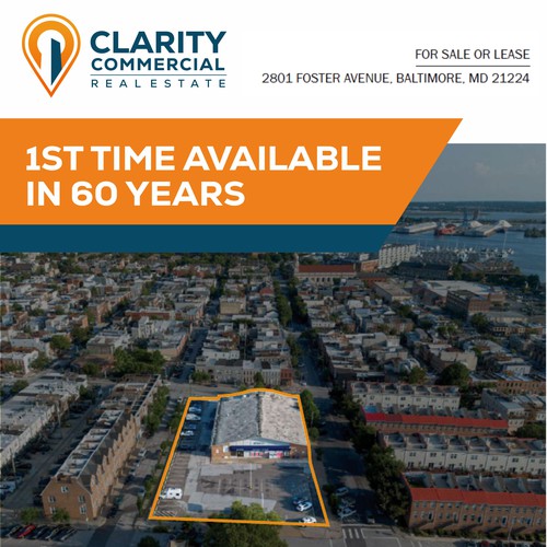 Logo + Brand Guide for Clarity Commercial Real Estate Design by Brain.co