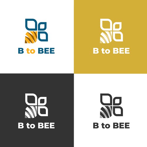 B to Bee - creative logo for a non profit connecting corporate and farmers Ontwerp door T2 Design