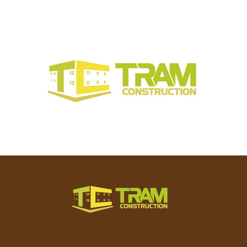 logo for TRAM Construction Diseño de Grey Crow Designs