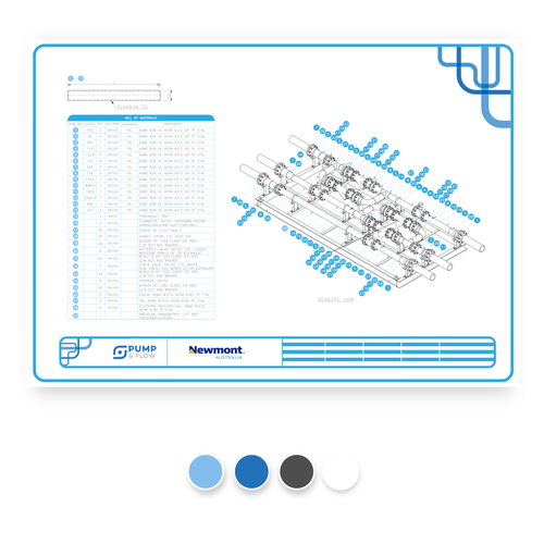 Title block for technical drawings-ontwerp door Tolmindev