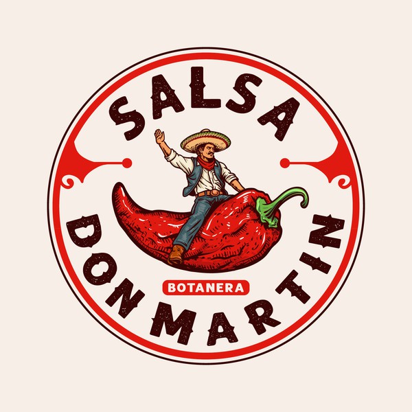 logo para una nueva marca de salsa botanera que dominará el mercado mexicano!