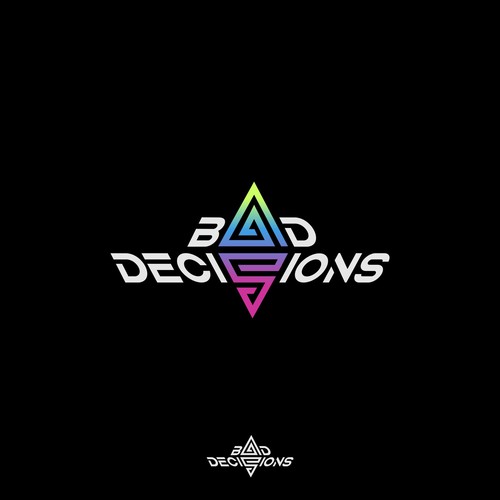 Bad Decisions Cover Band Logo Design by InfiniDesign