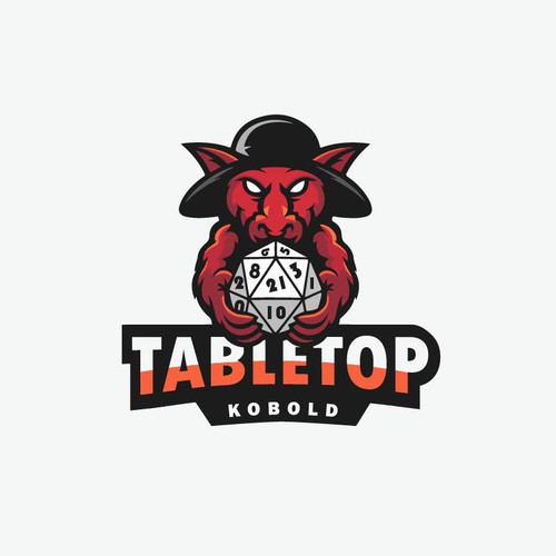 Bring Tabletop Kobold to Life with a Fun, Memorable Logo and Branding Design by Mishvix™