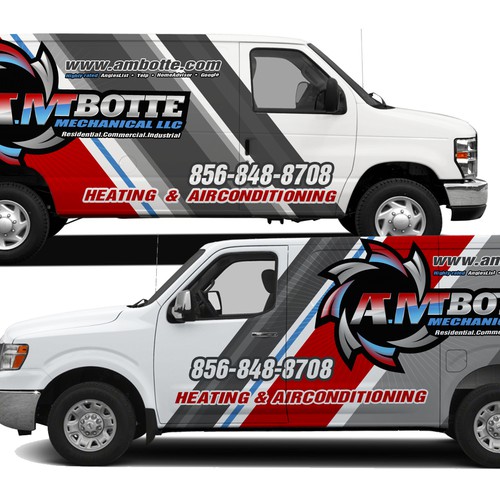 HVAC van wrap | Signage contest