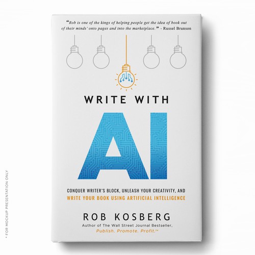 Simple, clean book cover needed for WSJ Author's new book Design by Klassic Designs