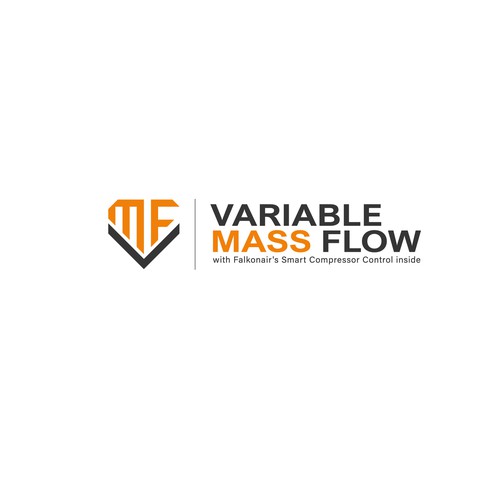 Falkonair Variable Mass Flow product logo design Réalisé par Galapica
