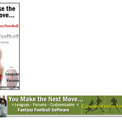 Need Banner design for Fantasy Football software Réalisé par stryka