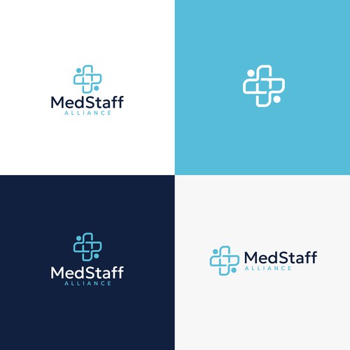 MedStaff Alliance - Logo Design by Kudrah