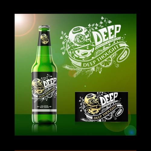 Artisan Brewery requires ICONIC Deep Sea INSPIRED logo that will weather the ages!!! Design by verde.lucian