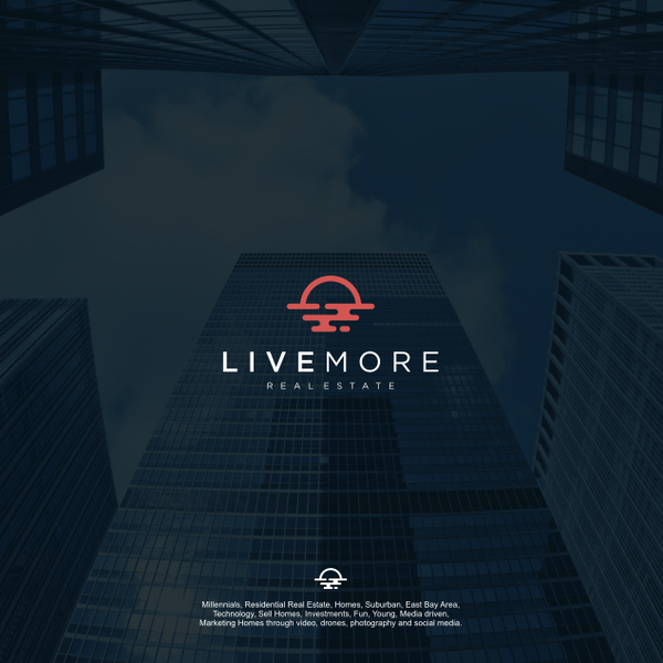 Design by luxiro* titled "Live More Real Estate"