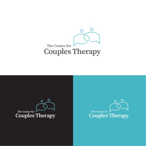 Simple, elegant logo to attract discerning couples therapy clients Design by Guane