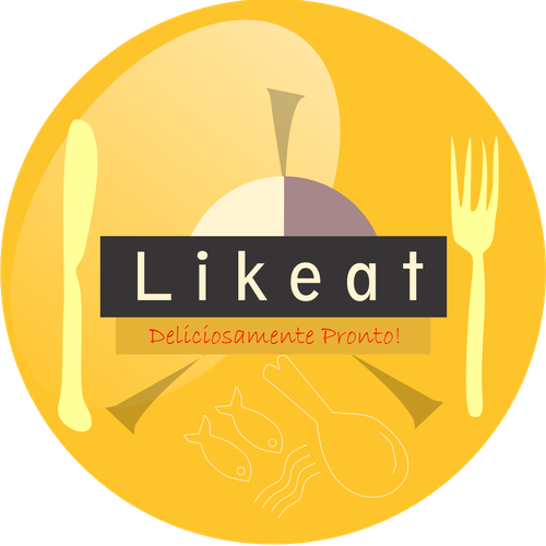Crie um logotipo de dar água na boca para o Likeat (alimentos congelados)