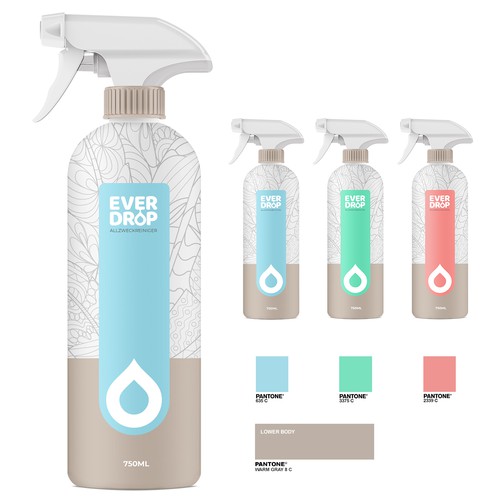 Design Premium Spray Bottle and Packaging for Cleaning Supplies por gs-designs