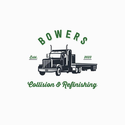 Bowers Collision and Refinishing Design by Kristanna