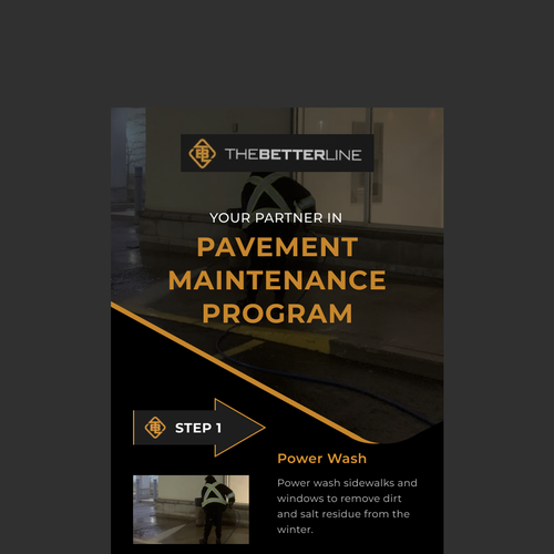 pavement maintenance Design by Canvas UI