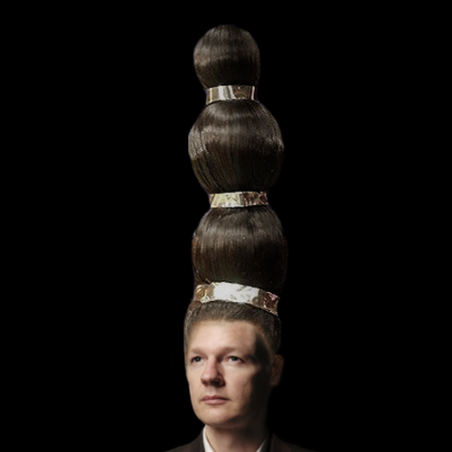 Design the next great hair style for Julian Assange (Wikileaks) Diseño de Isabels Designs