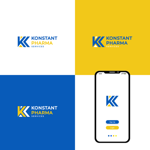 Konstant Pharma Logo Design by Lembayung Jingga™