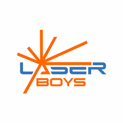 Upbeat logo design for laser-show hire/design company Design by guthe