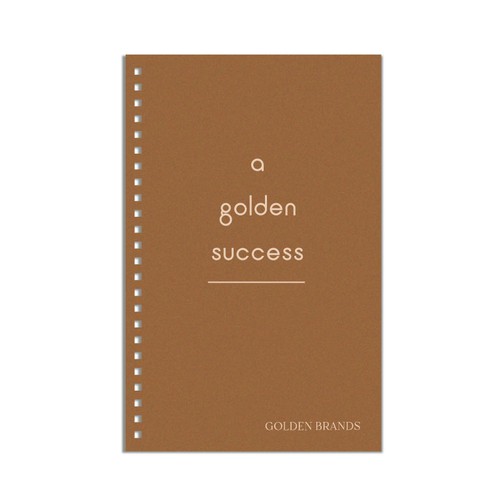 Inspirational Notebook Design for Networking Events for Business Owners Design by jkookie