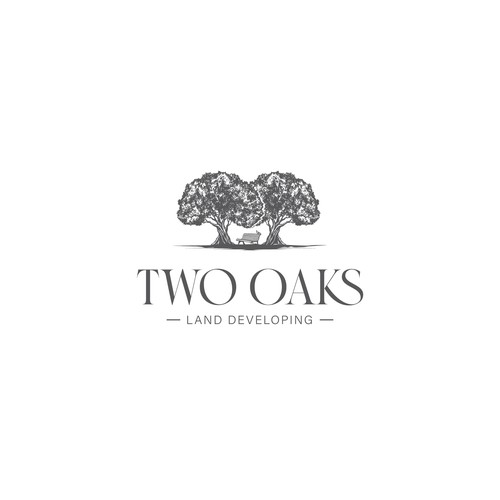 Construction, 3 business owners, use the work TWO oaks in our logo , very bold and intense  graphic Design by Project Rebelation