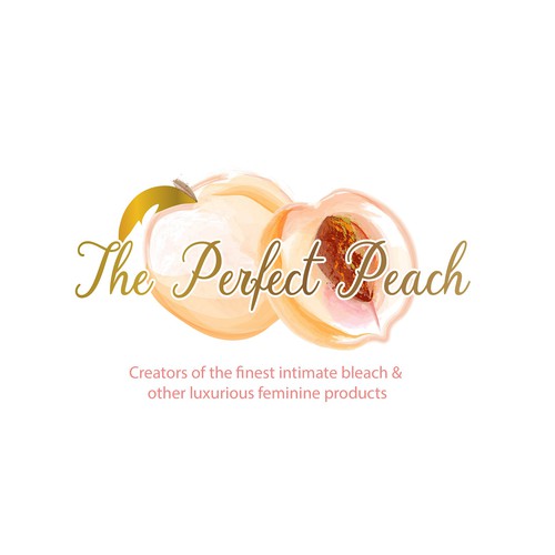 The Perfect Peach! Peach Bleach Logo Design by A_S_design