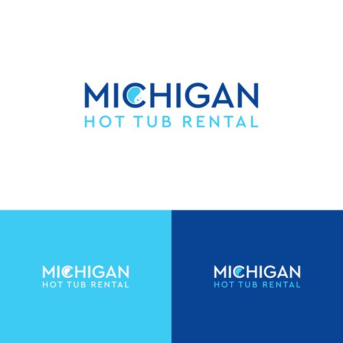 Michigan Hot Tub Rental Logo Design Contest Design by ekhodgm