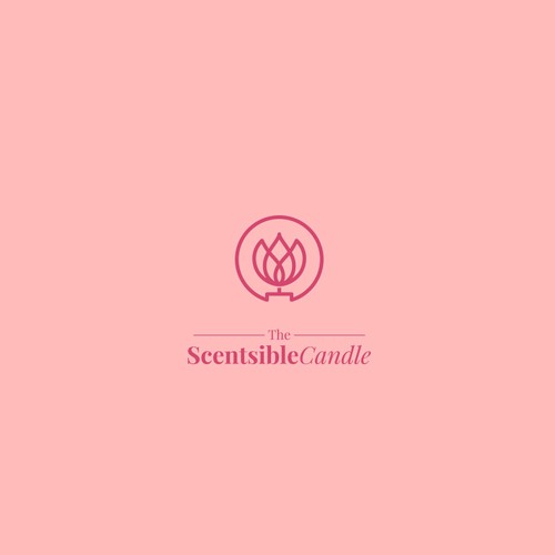 Design a beautiful logo for The Scentsible Candle (Guaranteed Winner) Design by Mari S.