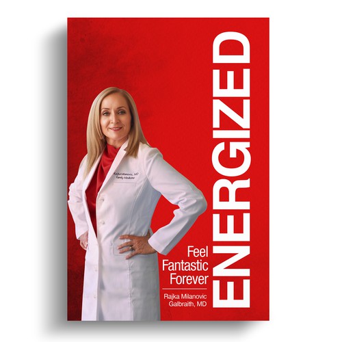 Design a New York Times Bestseller E-book and book cover for my book: Energized Design by Wizdizz