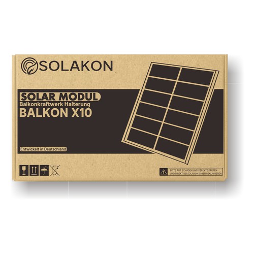 Create a nice Packaging Design for Solar Panels Design by underbone
