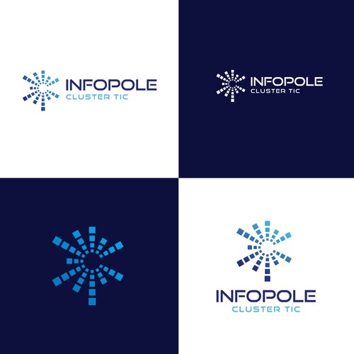 "Créez et dépoussiérez le logo du réseau des acteurs du numérique" winning Logo design