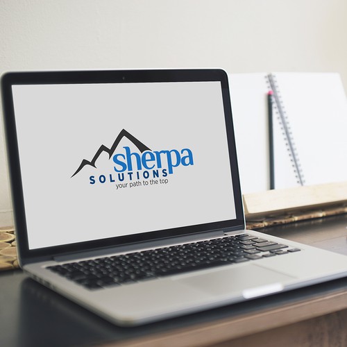 Create a powerful logo for Sherpa Solutions that will make people want to climb the career ladder Design by capadoci