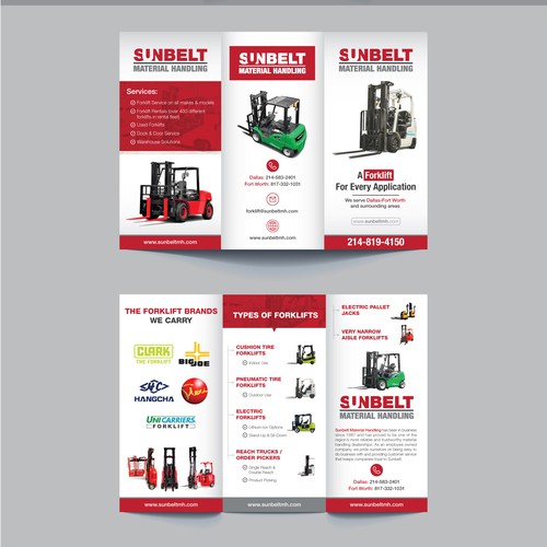 We Need A Powerful Brochure For A Forklift Dealership-ontwerp door HF Tushar