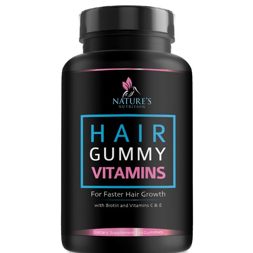 Nature's Nutrition needs a Gummy Vitamins black label Design by agooshe