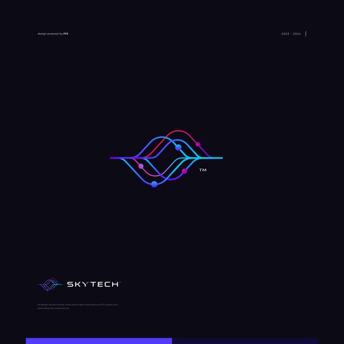 Help us design a futuristic logo for a cutting edge tech company. Design by FF3 ˢᵗᵘᵈⁱᵒ