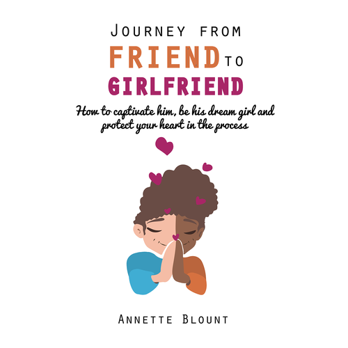 Design a book cover that is fun and playful to help single women experience love beyond friendship Design by Virginia's Dolls