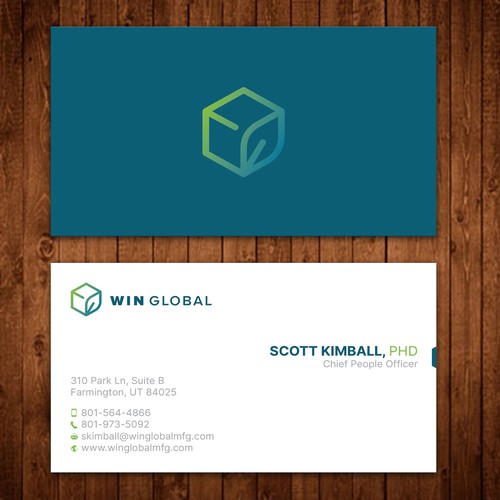 WIN Global Business Card Design Design réalisé par ™SF_Design™