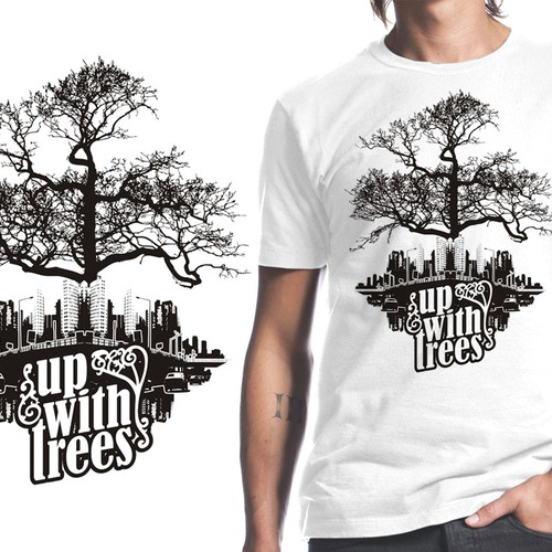 Create Trendy T-shirt Design for Urban Forestry Non-profit! Design by Zavier