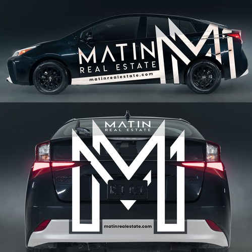 Luxury Real Estate Firm Prius Wrap Design by Logicainfo ♥