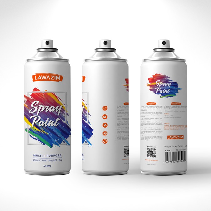 Design A Spraypaint Can For Lawazim 