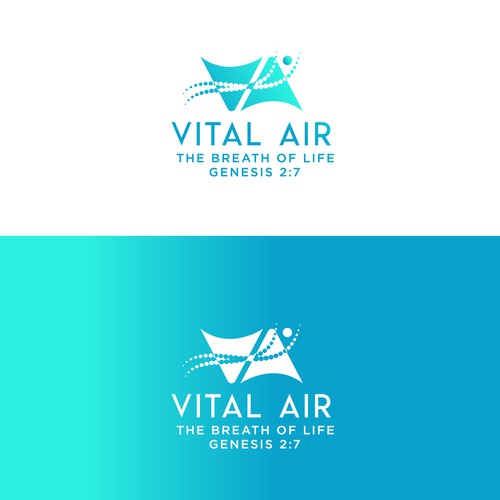 Design a profound, fun logo symbolizing OXYGEN bringing life/healing to the body; it is RUNNING at optimal performance. Design by Tanny Dew ❤︎