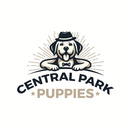 Design a heartfelt, modern logo for a brand that brings families and puppies together. Design by ✦✦ArtRasu✦✦
