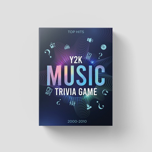 Create a packaging design for a music trivia game Design by znakovanj
