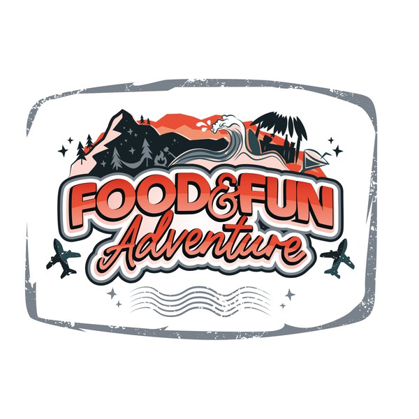 Design by Danisign titled "Hiking Logo Passport STamp"