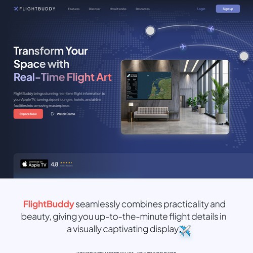 Landing page design contest entry by vyncadq