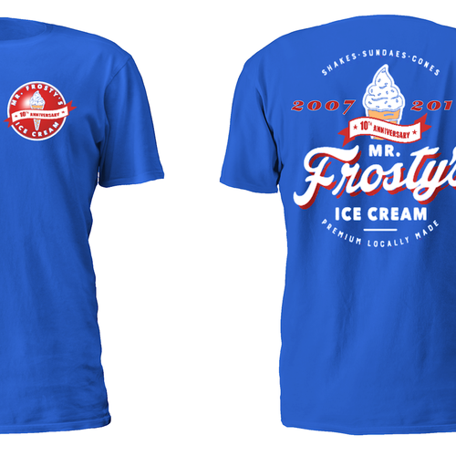 ice cream pattern shirt