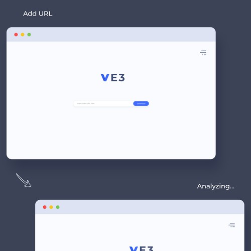 VE3 - Simple Video Downloader Website | Google Style Ontwerp door jezz