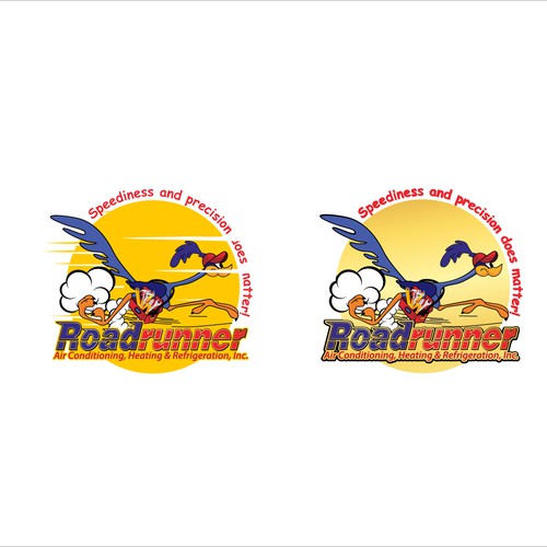 logo for Roadrunner Air Conditioning, Heating & Refrigeration, Inc. Design by X-version