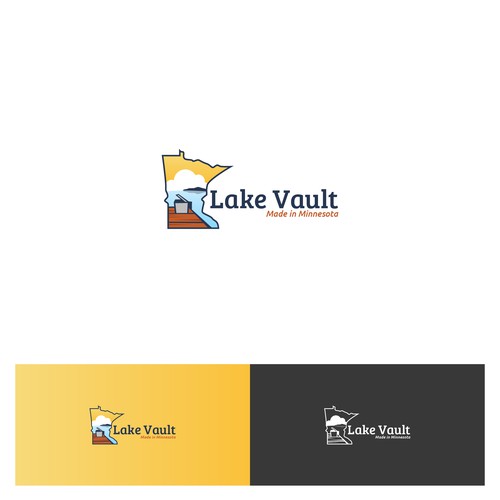Designs Up North, Lake Life Storage box brand Logo design contest