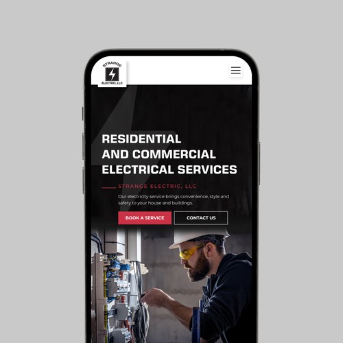 Electricians First Website Design by Jasmin_A