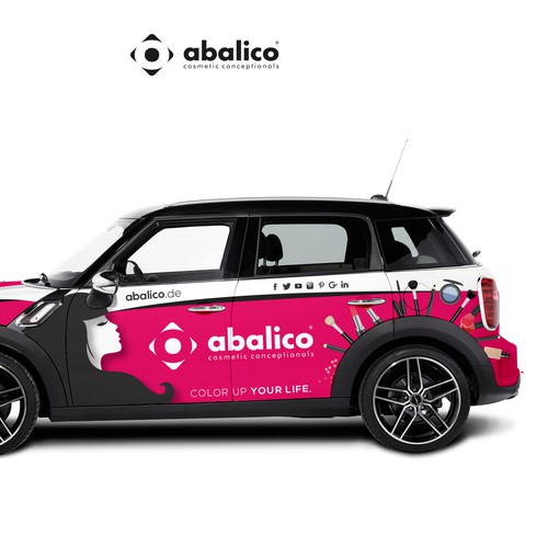 Be creative for our cosmetic company car! Design por essellegi